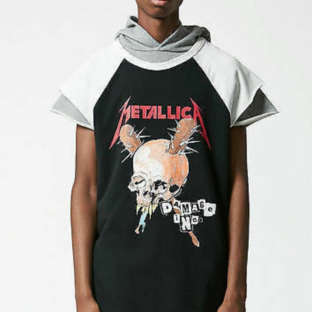Metallica FOG Fear Of God S Raglan Shirt Brand New
